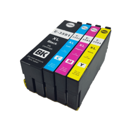 Conjunto 4 Tinteiros Epson 35 XL Compatíveis - ref. T3591/2/3/4