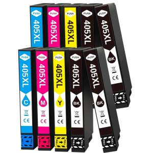 Conjunto 10 Tinteiros Epson 405 XL Compatíveis