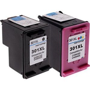 Conjunto 2 Tinteiros Reciclados HP 301 XL