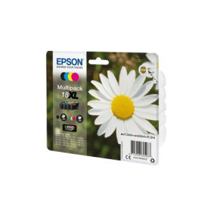 Conjunto 4 Tinteiros Epson 18 Original Série Margarida (C13T18064012)