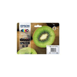 Conjunto 5 Tinteiros Epson 202 Originais Série Kiwi (C13T02E74010)