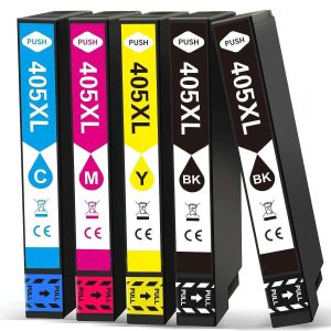 Conjunto 5 Tinteiros Epson 405 XL Compatíveis